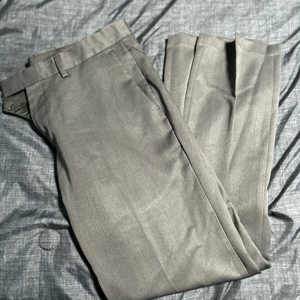 Reaction Kenneth Cole Men's Elegant Gray Dress Pants